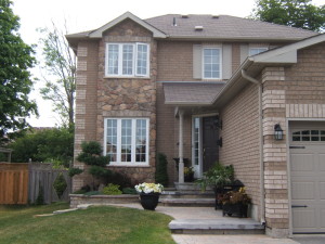 Cultured Stone upgrade to the front of this Home