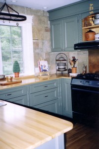 Cultured Stone as a back splash to a kitchen