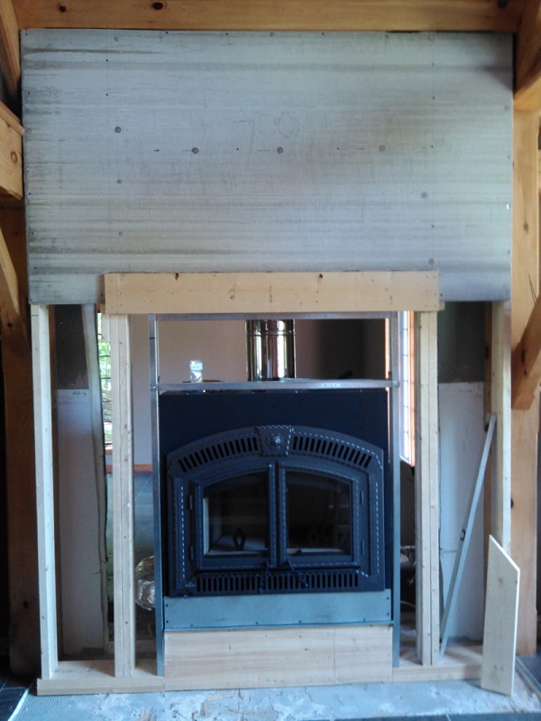 Framing for Fireplace.