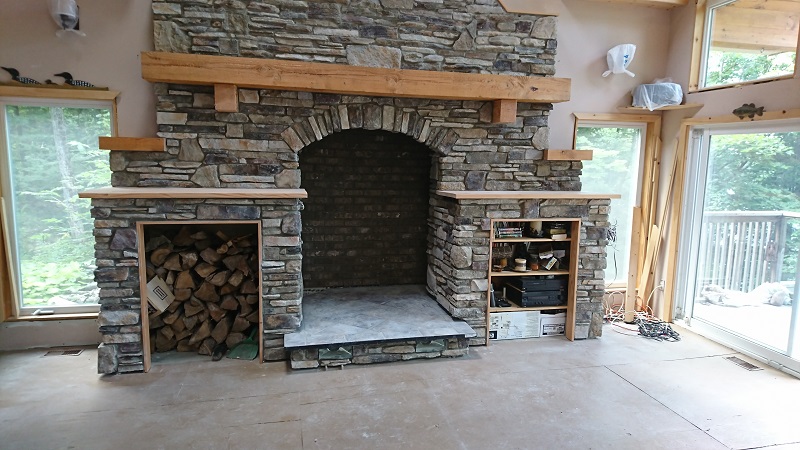 Blend of Bucks county Ledge stone with 20% Bucks county Field Ston